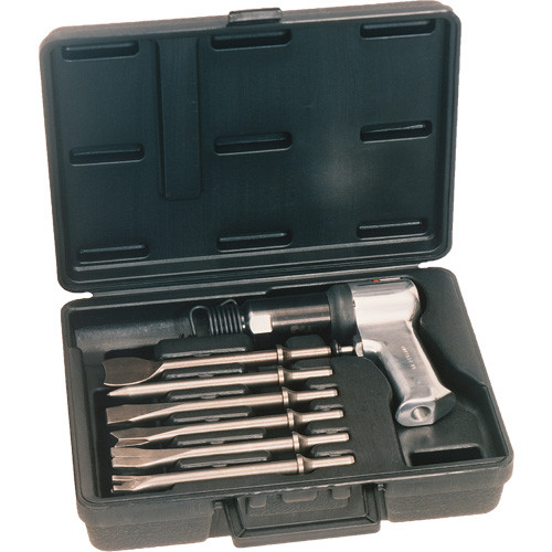 Super Duty Air Hammer Kit, 3 CFM, 1/4" NPT, 3000 BPM, 3/4" x 2-9/32" (19.05mm x 57.94mm) M & M Nord Ouest Inc