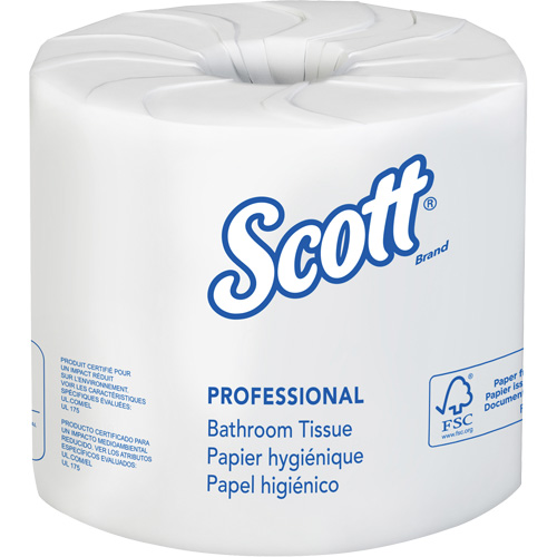 Scott&reg; Essential Toilet Paper, 2 Ply, 506 Sheets/Roll, 169' Length, White M & M Nord Ouest Inc