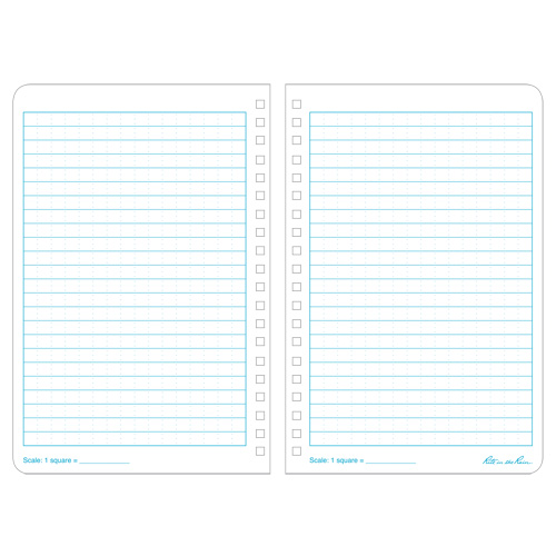 Carnet de notes de poche &agrave; spirale lat&eacute;rale, Couverture souple, Jaune, 64 Pages, 4-5/8" , 7"  M & M Nord Ouest Inc