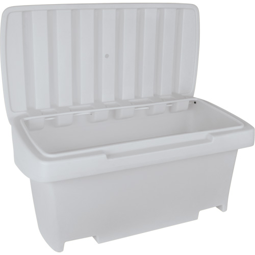 Contenant de rangement robuste pour l'ext&eacute;rieure pour sel et sable, 24" x 48" x 24", 10 pi³, Gris M & M Nord Ouest Inc