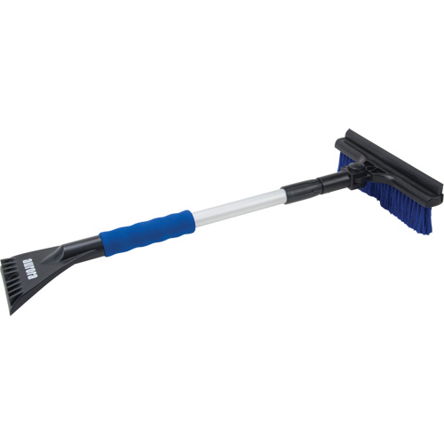 Brosse &agrave; neige t&eacute;lescopique, T&eacute;lescopique, lame Polypropyl&egrave;ne, 32-1/2" Longueur, Bleu M & M Nord Ouest Inc