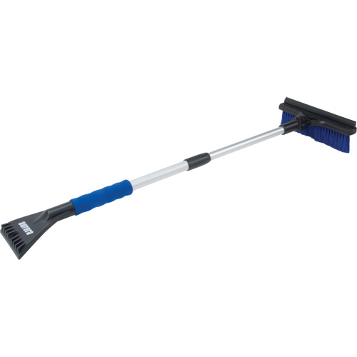 Brosse &agrave; neige t&eacute;lescopique, T&eacute;lescopique, lame Polypropyl&egrave;ne, 32-1/2" Longueur, Bleu M & M Nord Ouest Inc