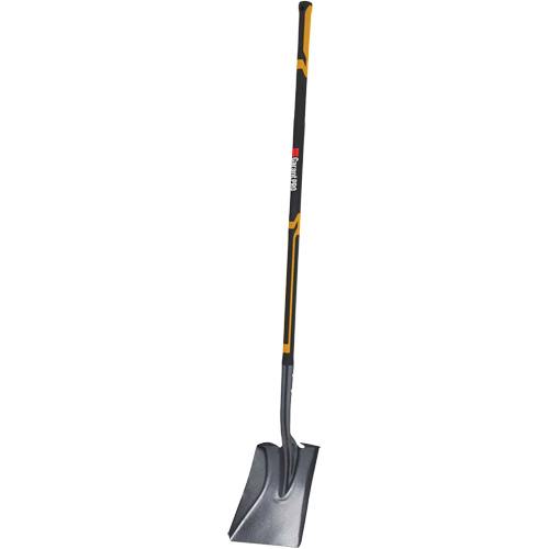 Pro Square Point Shovel, Fibreglass, Tempered Steel Blade, Straight Handle, 48" Long M & M Nord Ouest Inc