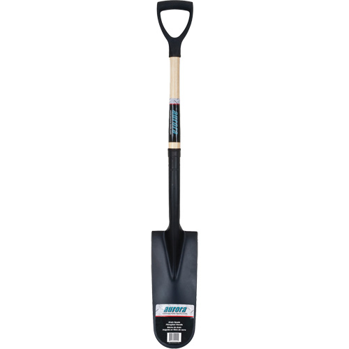 Pelle &agrave; drain, Acier durci, Lame 14" x 6", 30" lo, Manche Prise en D M & M Nord Ouest Inc