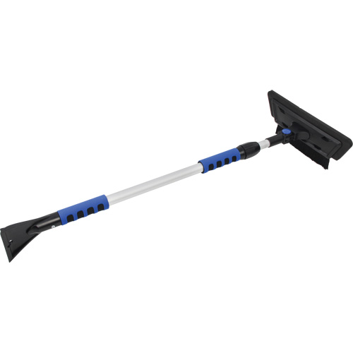 Brosse &agrave; neige, T&eacute;lescopique, lame Mousse de CAV/E, 48" Longueur, Noir/Bleu M & M Nord Ouest Inc