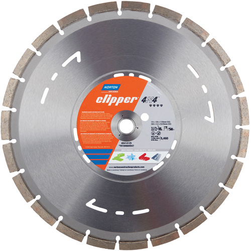 Clipper 4X4 Multi-Purpose Dry Segmented High-Speed Blade M & M Nord Ouest Inc