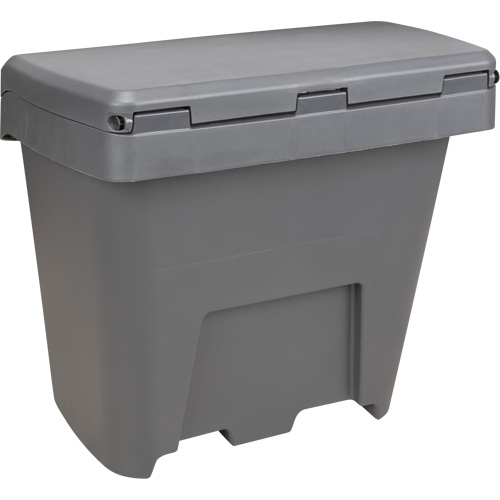 Salt & Sand Storage Bins, With Hasp, 21" x 27" x 26", 4.24 cu. ft., Grey M & M Nord Ouest Inc