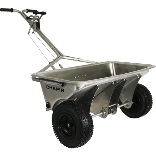 Professional Rock Salt Drop Spreader, 200 lbs. capacity M & M Nord Ouest Inc