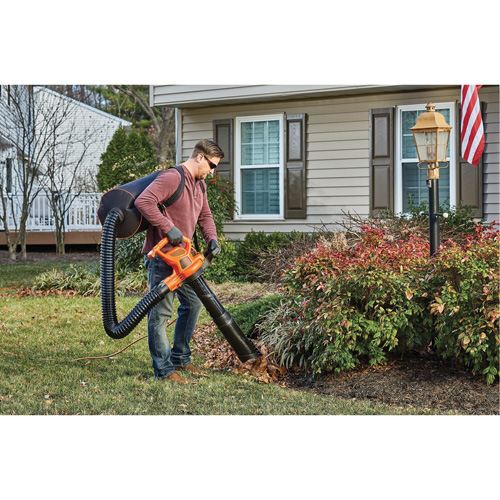 3-in-1 VacPack Leaf Blower/Vacuum/Mulcher, 250 MPH Output, Electric M & M Nord Ouest Inc