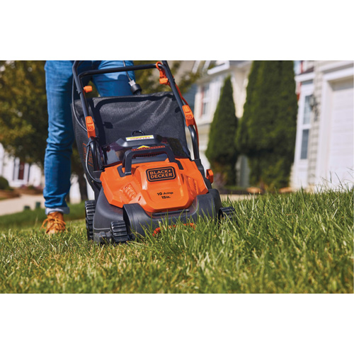 Tondeuse &agrave; gazon avec poign&eacute;e confortable, Pouss&eacute;e, &eacute;lectrique, Largeur de coupe 15" M & M Nord Ouest Inc