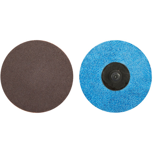 Disque de toile &agrave; changement rapide, 3" dia., Grain 36, Oxyde d'aluminium M & M Nord Ouest Inc