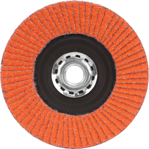 Flap Discs - Quick Trim SG Blaze R980P, 7" x 5/8"-11, Type 27, 40 Grit, Ceramic M & M Nord Ouest Inc