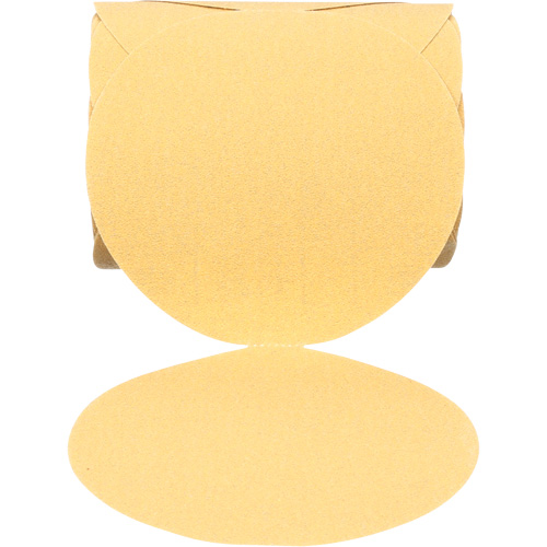 Disque abrasif dor&eacute; en rouleau 216U Stikit, 6" dia., Grain 80, Oxyde d'aluminium M & M Nord Ouest Inc