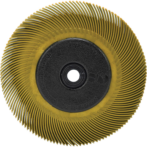 Scotch-Brite Radial Bristle Brush, Ceramic, 80 Grit, 6" Dia. M & M Nord Ouest Inc