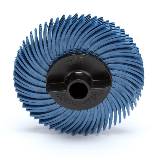 Scotch-Brite Radial Bristle Disc, Aluminum Oxide, 400 Grit, 2" Dia. M & M Nord Ouest Inc