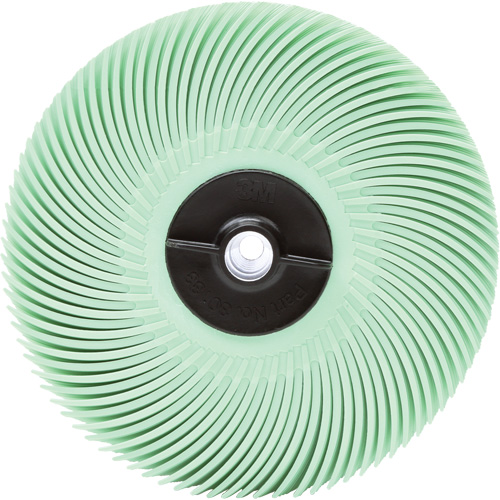 Scotch-Brite Radial Bristle Disc, Aluminum Oxide, 1 Micron Grit, 3" Dia. M & M Nord Ouest Inc