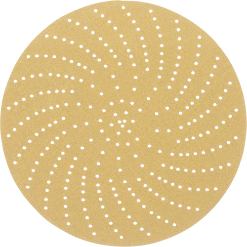 Disque de ponçage net Hookit, dia 6", Grain P120, Oxyde d'aluminium, Poids C M & M Nord Ouest Inc