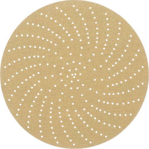 Disque de ponçage net Hookit, dia 6", Grain P320, Oxyde d'aluminium, Poids C M & M Nord Ouest Inc