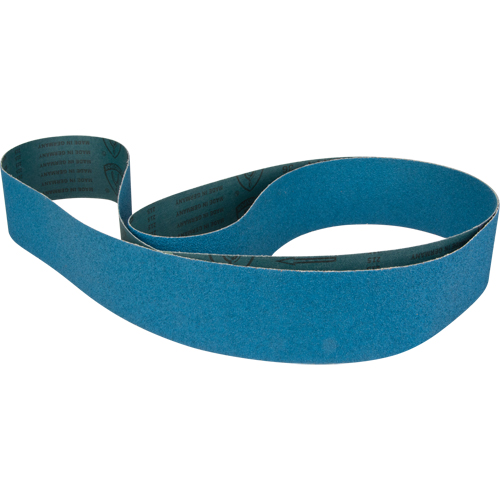 Abrasive Sanding Belt, 4" W x 137" L, Zirconia Alumina, 80 Grit M & M Nord Ouest Inc