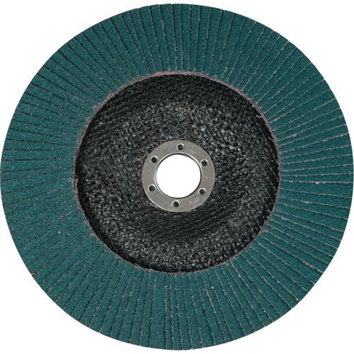 Flap Wheels - 577F Flap Discs, 4-1/2" x 7/8", Type 29, 36 Grit, Zirconium M & M Nord Ouest Inc