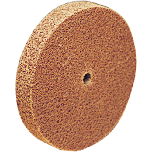 Scotch-Brite Cut & Polish Unitized Wheel, 6" x 1/8", 1/2" Arbor, Coarse Grit, Aluminum Oxide M & M Nord Ouest Inc