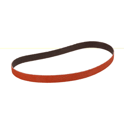 Cloth Belt 777F, 1/2" W x 18" L, Aluminum Oxide/Ceramic, P180 Grit M & M Nord Ouest Inc