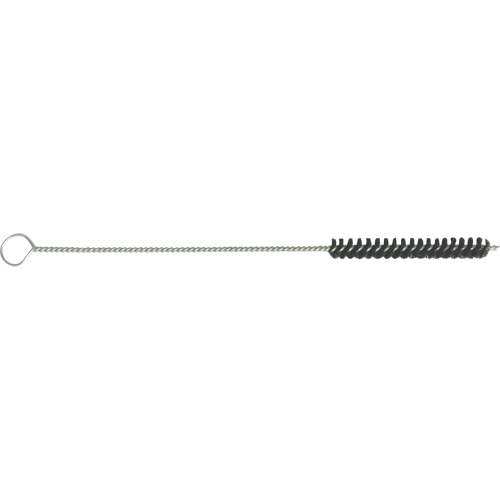 Brosse pour tubes torsad&eacute;e, 1/2" dia. x 3-1/4" l, 12" longueur hors tout M & M Nord Ouest Inc