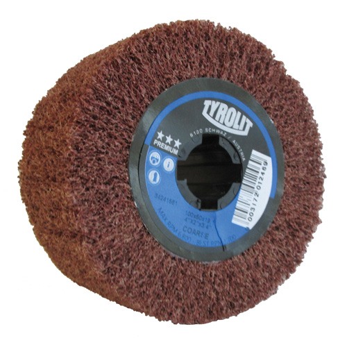 Pro-Line Surface Conditioning Drum, 4" Dia. x 2" W, 3/4" Arbor, Coarse Grit, Aluminum Oxide M & M Nord Ouest Inc