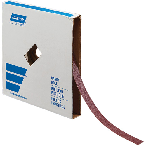 Metal Sanding Roll, Aluminum Oxide, 1" W x 150' L, 60 Grit M & M Nord Ouest Inc