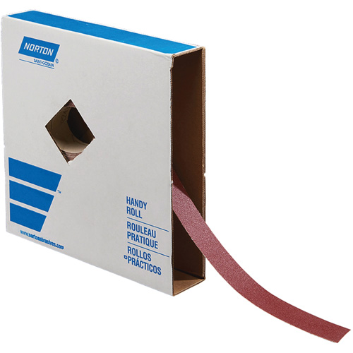Metal Sanding Roll, Aluminum Oxide, 1-1/2" W x 150' L, 120 Grit M & M Nord Ouest Inc