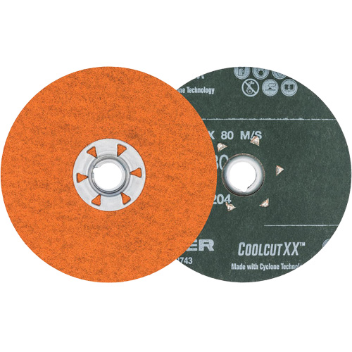 Disque de sablage Coolcut XX, 4-1/2" dia., Grain 80, C&eacute;ramique M & M Nord Ouest Inc