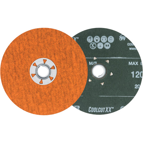 Disque de sablage Coolcut XX, 5" dia., Grain 120, C&eacute;ramique M & M Nord Ouest Inc