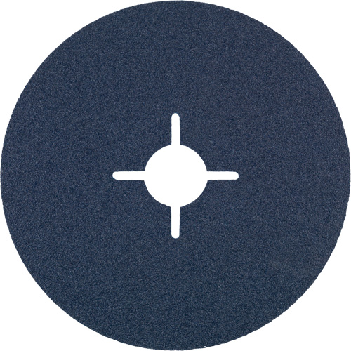 Resin Fibre Sanding Disc, Zirconium, 36, 5" Dia x 7/8" Arbor M & M Nord Ouest Inc