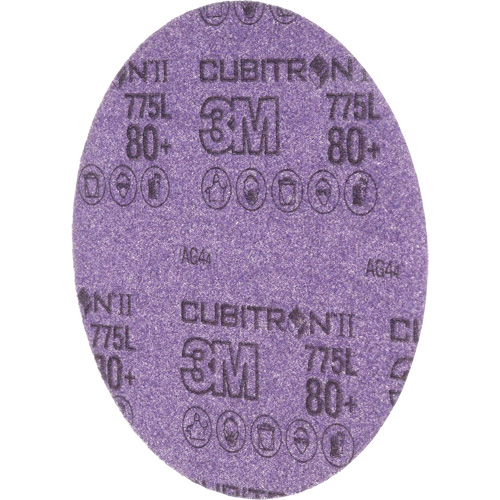 Rouleau de disques abrasifs Cubitron II Stikit, 6" dia., Grain 80+, C&eacute;ramique M & M Nord Ouest Inc