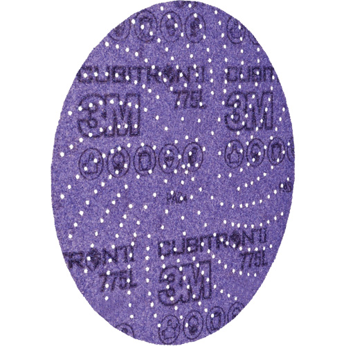 Cubitron II Hookit Film Disc 775L, 5" Dia., 80+ Grit, Ceramic, F-Weight M & M Nord Ouest Inc