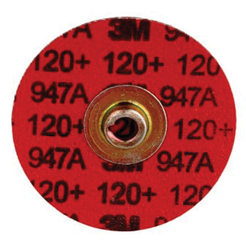 Cubitron II Roloc Durable Edge Disc, 3" Dia., 120+ Grit, Ceramic M & M Nord Ouest Inc