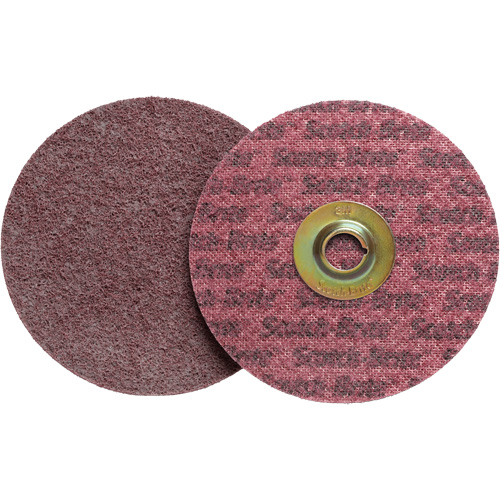 Scotch-Brite Roloc Surface Conditioning Disc, 2" Dia., Medium Grit, Aluminum Oxide M & M Nord Ouest Inc