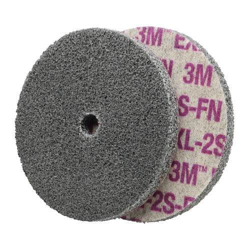 Scotch-Brite EXL Unitized Wheel, 6" x 1/4", 1/4" Arbor, Fine Grit, Aluminum Oxide/Ceramic/Zirconium M & M Nord Ouest Inc