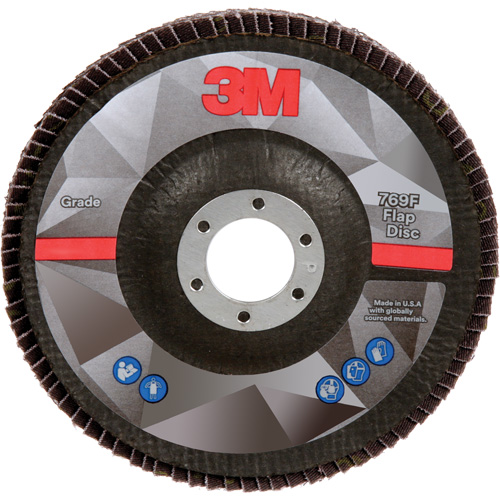 769F Quick Change Flap Disc, 5" x 7/8", Type 29, 40+ Grit, Ceramic M & M Nord Ouest Inc