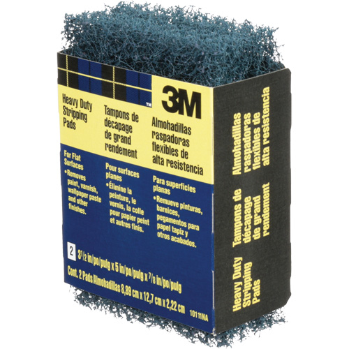 Heavy-Duty Stripping Pads, Aluminum Oxide, 3-1/2" x 5", Coarse Grit M & M Nord Ouest Inc