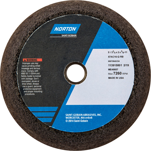 Gemini&reg; Non-Reinforced Portable Snagging Wheel M & M Nord Ouest Inc
