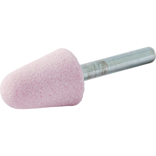 Meule mont&eacute;e vitrifi&eacute;e, A5, Oxyde d'aluminium, 3/4" dia., 1-1/8" lo, 80 Grain M & M Nord Ouest Inc