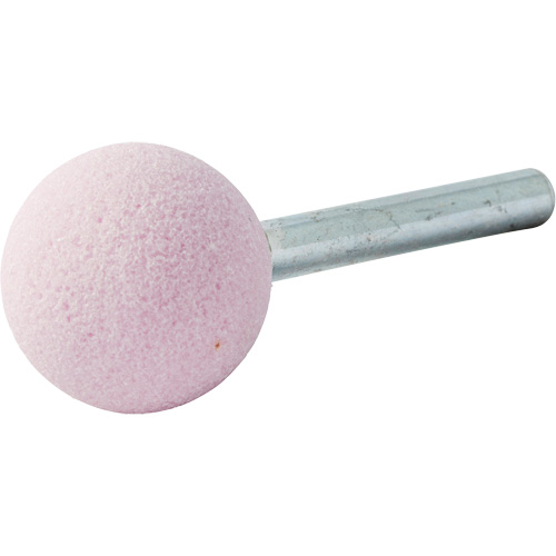 Meule mont&eacute;e vitrifi&eacute;e, A25, Oxyde d'aluminium, 1" dia., 1" lo, 80 Grain M & M Nord Ouest Inc