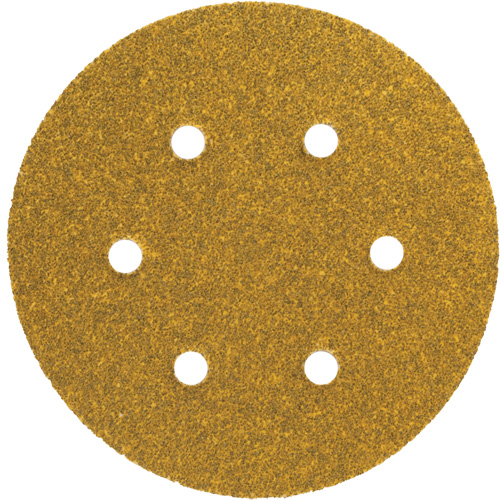 Gold Reserve A296 Paper Hook & Loop Vacuum Disc, 5" Dia., P220/Fine Grit, Aluminum Oxide, C-Weight M & M Nord Ouest Inc