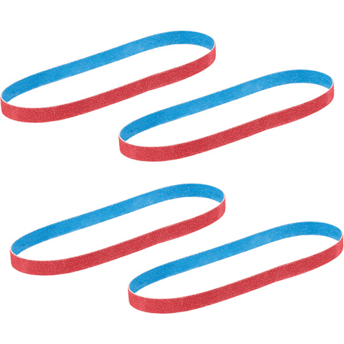 Bandfile Belts, 1/2" W x 18" L, Ceramic, 120 Grit M & M Nord Ouest Inc