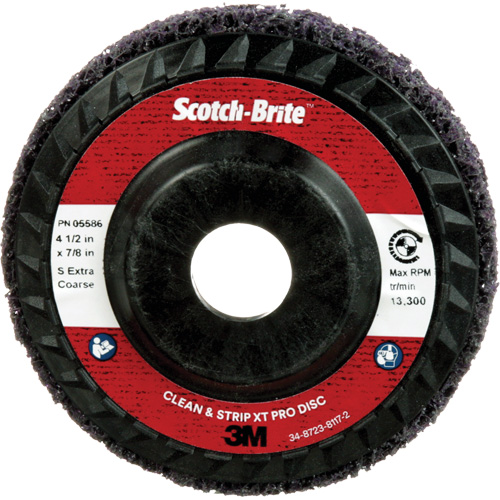 Scotch-Brite Clean and Strip XT Pro Disc XO-DC, 4-1/2" Dia., Extra Coarse Grit, Silicon Carbide M & M Nord Ouest Inc