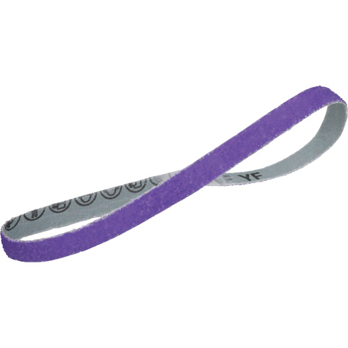 Courroie en toile 1184F Cubitron 3, 1/2" la x 18" lo, C&eacute;ramique, Grain 60+ M & M Nord Ouest Inc