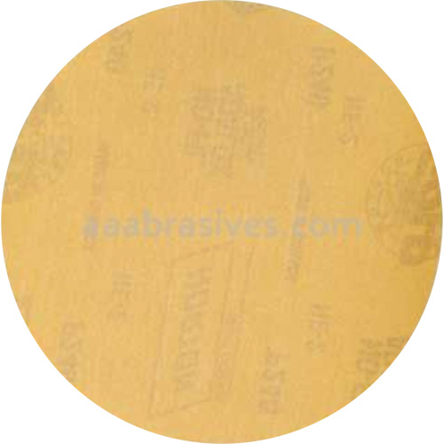 Disque de ponçage sans remplissage &agrave; boucles & crochets Adalox Gold Reserve, 5" dia., Grain P320, Oxyde d'aluminium M & M Nord Ouest Inc