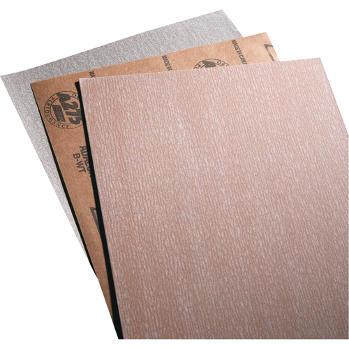 Sandpaper, Paper Sheets - No-Fil Adalox A275, 9" x 11", 80 Grit, Aluminum Oxide M & M Nord Ouest Inc