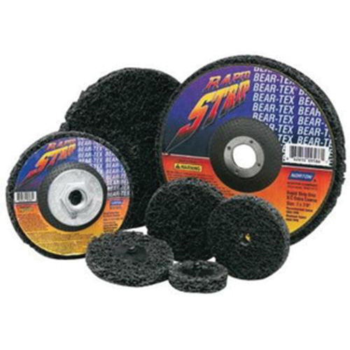 Bear-Tex&reg; Rapid Strip Non-Woven Depressed Center Disc, 4-1/2" Dia., Extra Coarse Grit, Silicon Carbide M & M Nord Ouest Inc